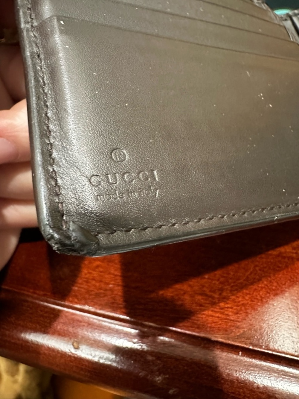 Gucci GG Supreme Web Stripe Bifold Wallet w Box Dust Bag - Picture 8 of 10